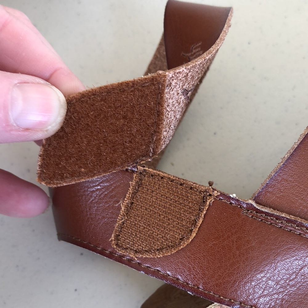 Women's Brown Leather Sandals by Blowfish Malibu - Picture 17 of 17